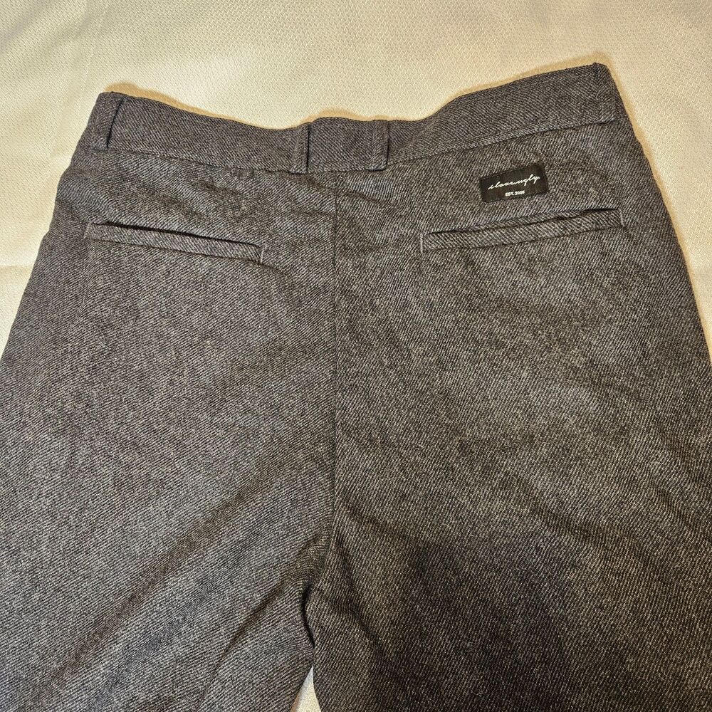 I Love Ugly Hi Stranger mens trousers gray medium wool blend - Picture 4 of 12